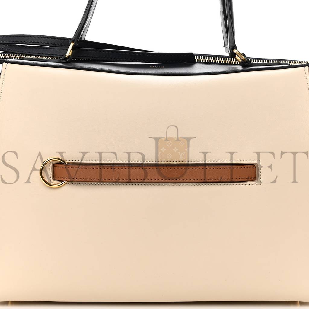 Ce**e smooth calfskin small ring bag chalk (30*25*17cm)