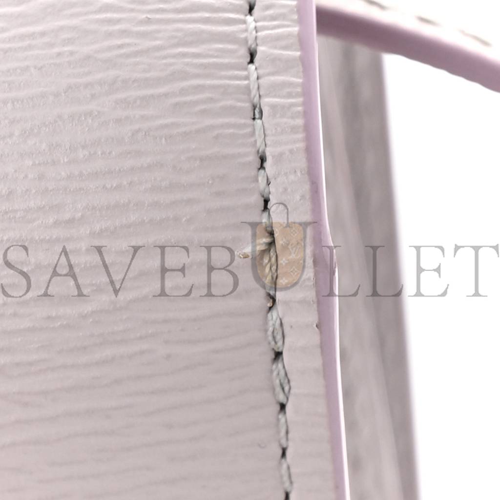 Ce**e liege calfskin teen classic box flap bag lavender grey (18*15*6cm)