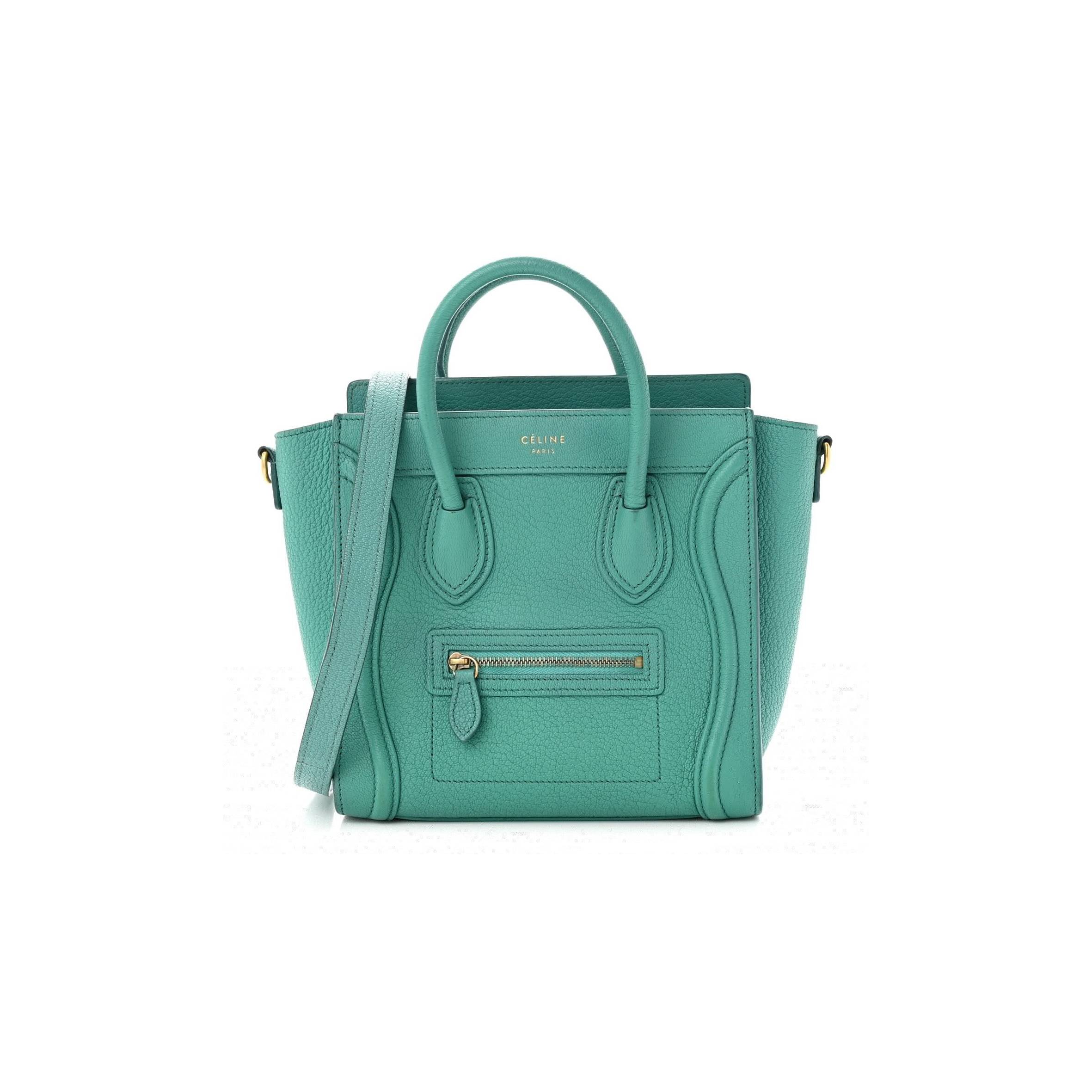 Ce**e drummed calfskin nano luggage (20*20*10cm)