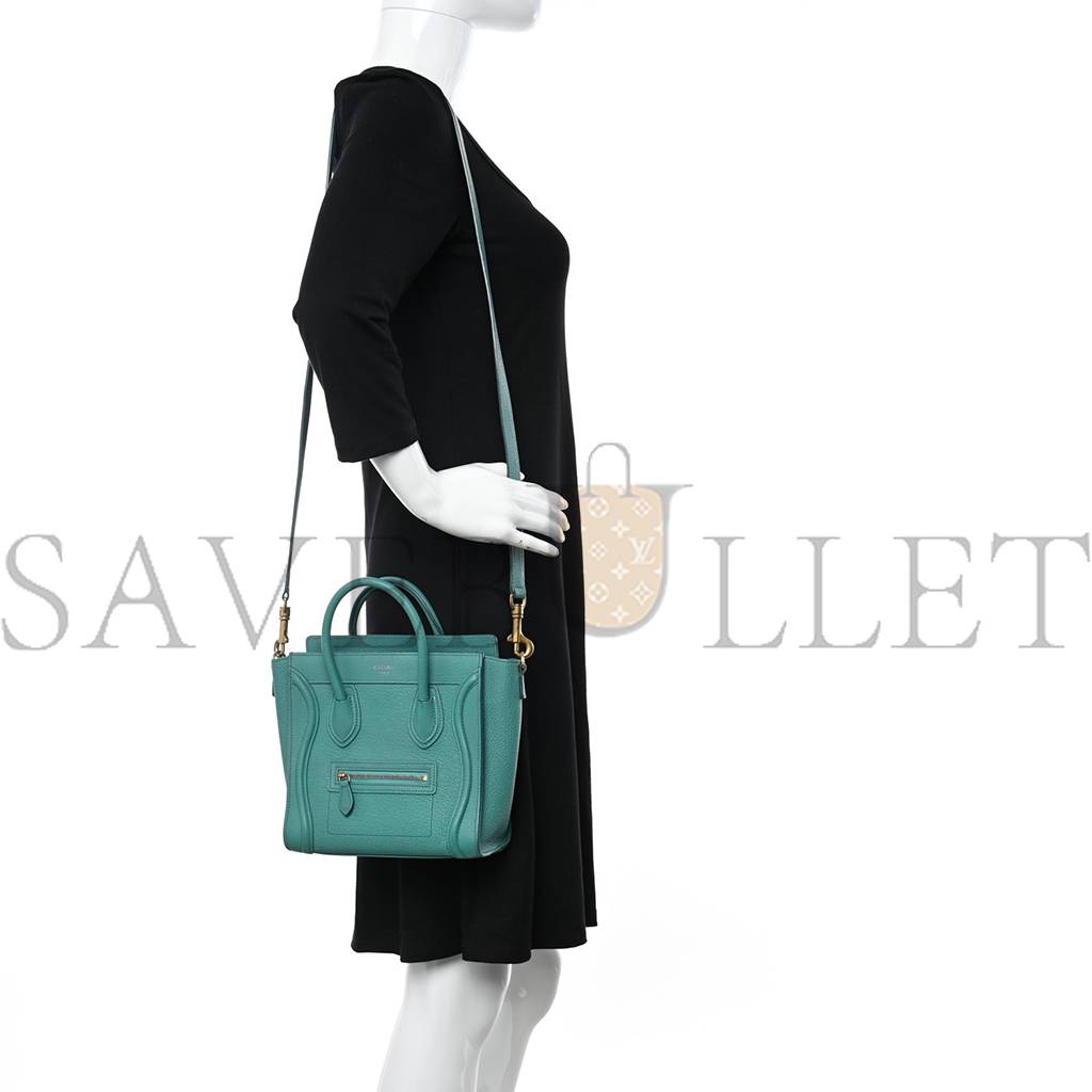 Ce**e drummed calfskin nano luggage (20*20*10cm)