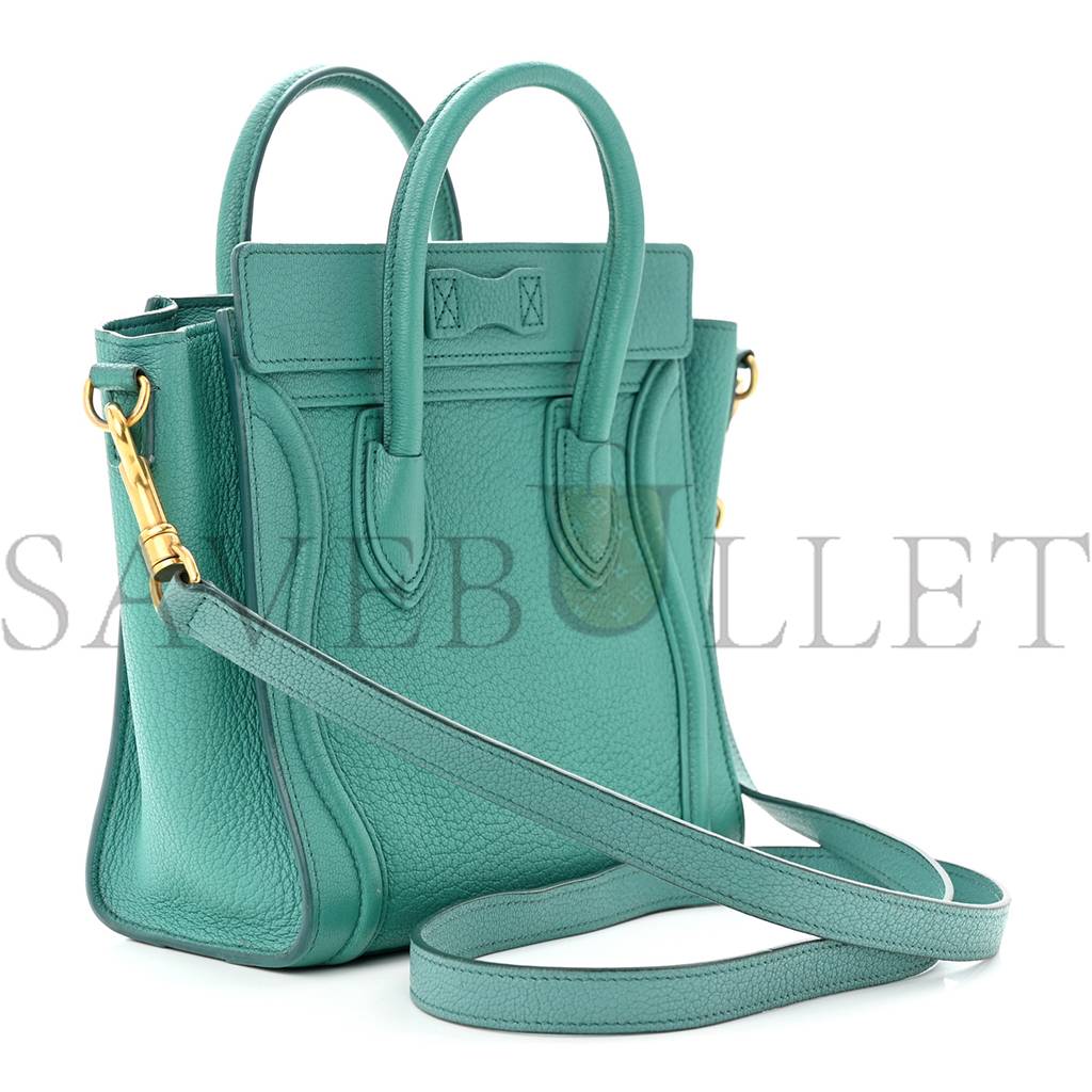 Ce**e drummed calfskin nano luggage (20*20*10cm)