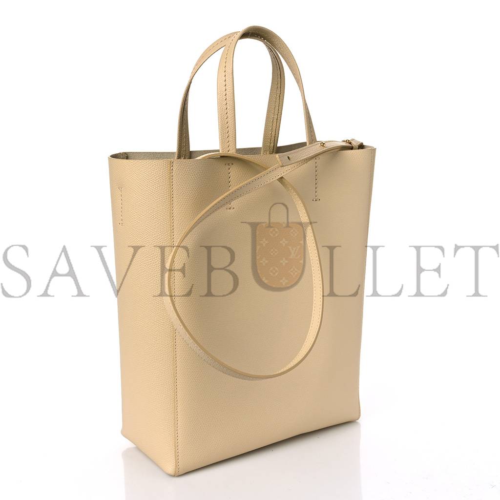 Ce**e grained calfskin small vertical cabas sand (29*23*10cm)