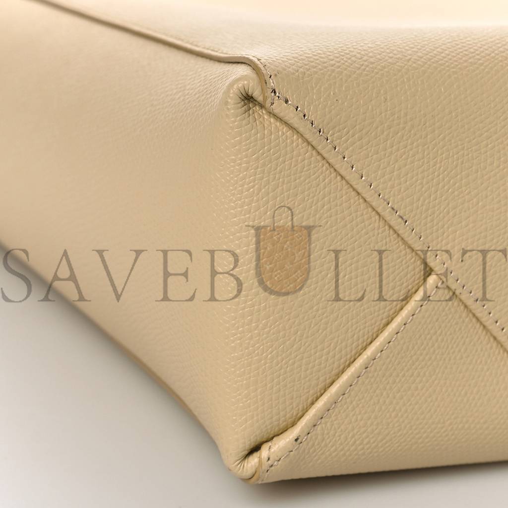 Ce**e grained calfskin small vertical cabas sand (29*23*10cm)