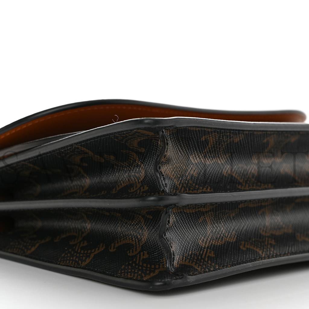 Ce**e triomphe canvas lambskin wallet on strap tan (20*13*6cm)