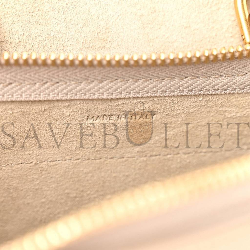 Ce**e grained calfskin nano belt bag light taupe (20*18*10cm)