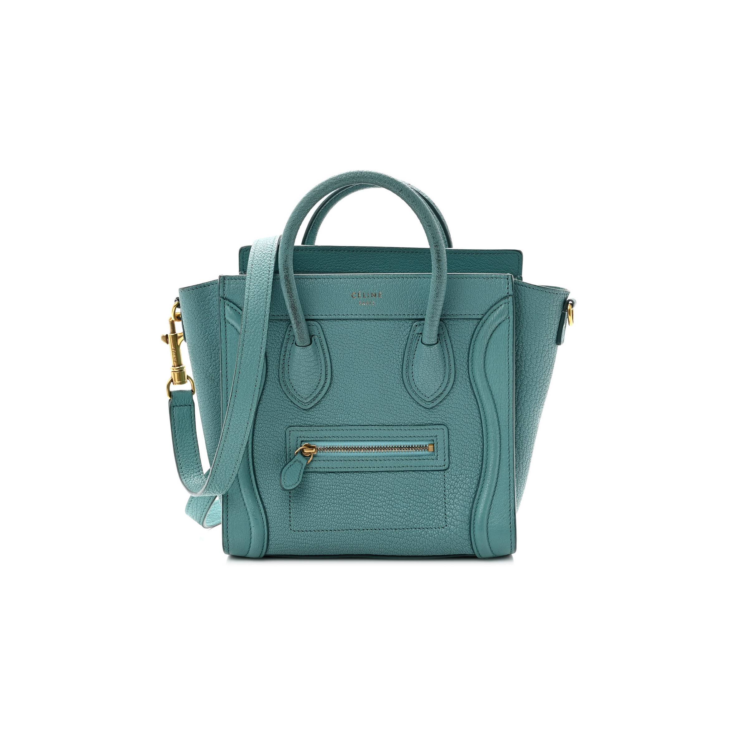 Ce**e goatskin nano luggage antarctic (20*20*8cm)