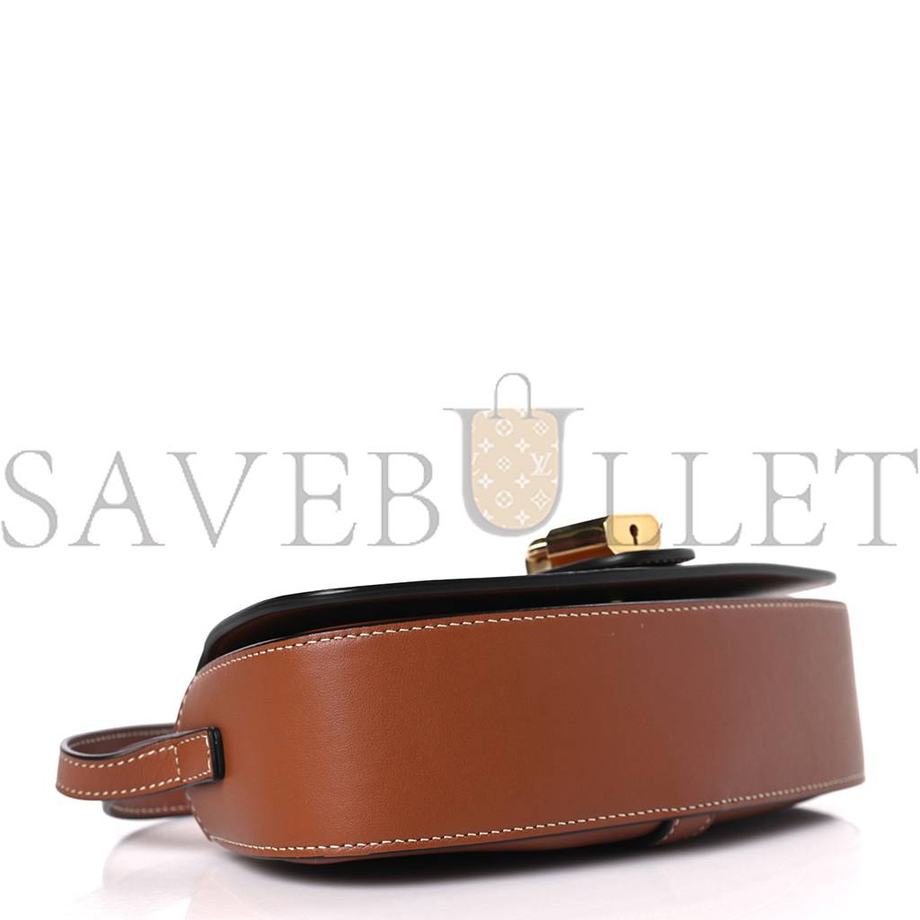 Ce**e smooth calfskin tabou clutch on strap tan (20*10*5cm)