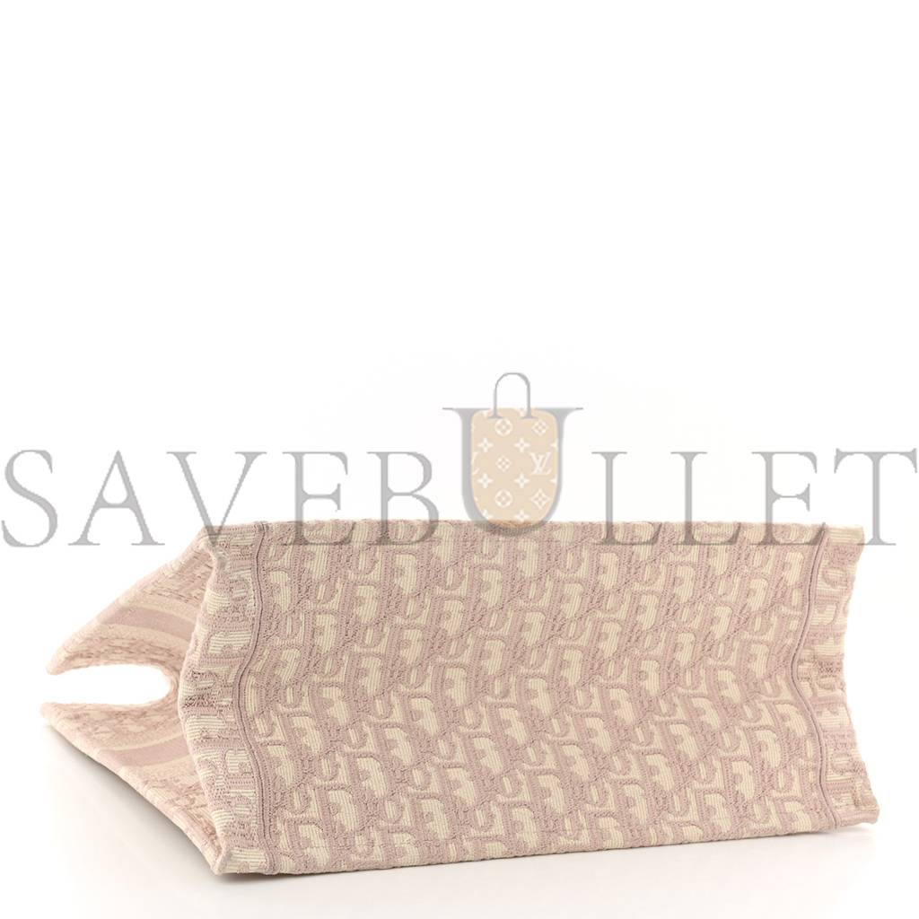 D*or oblique medium book tote rose des vents (36*25*15.2cm)