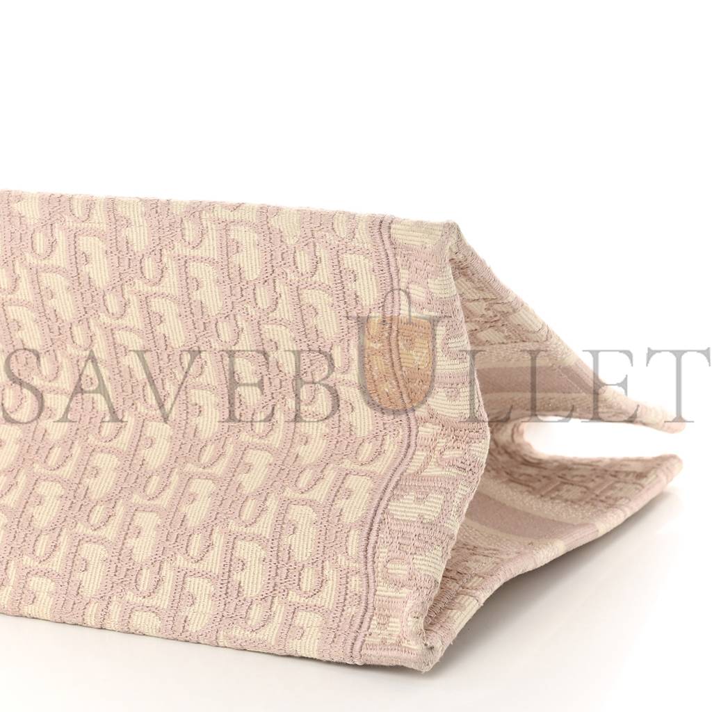 D*or oblique medium book tote rose des vents (36*25*15.2cm)