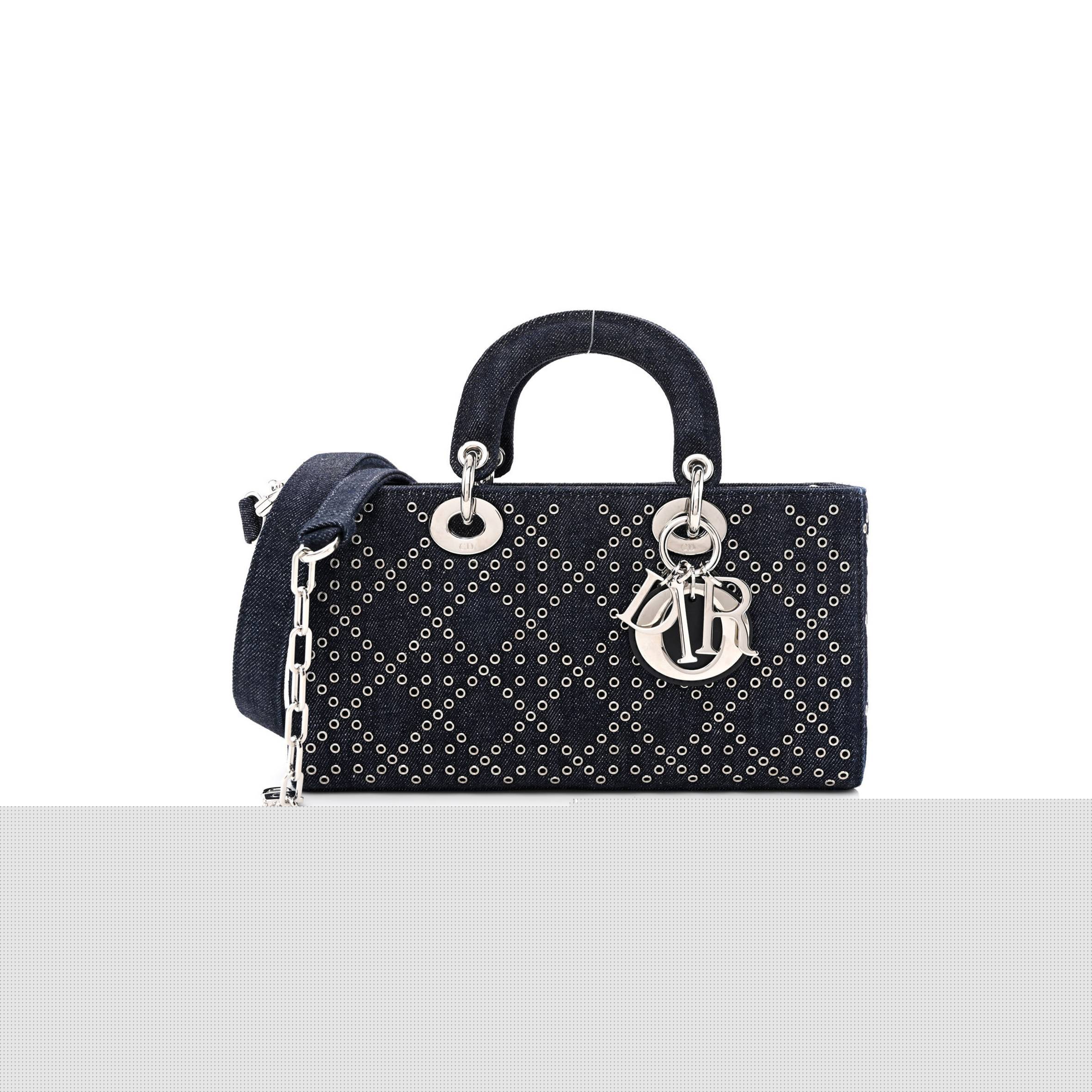 D*or denim eyelet lady d-joy blue (26*14*6.4cm)