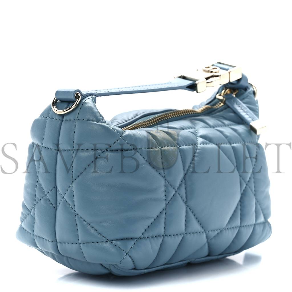 D*or calfskin macrocannage medium D*ortravel nomad pouch (23*13*10.2cm)