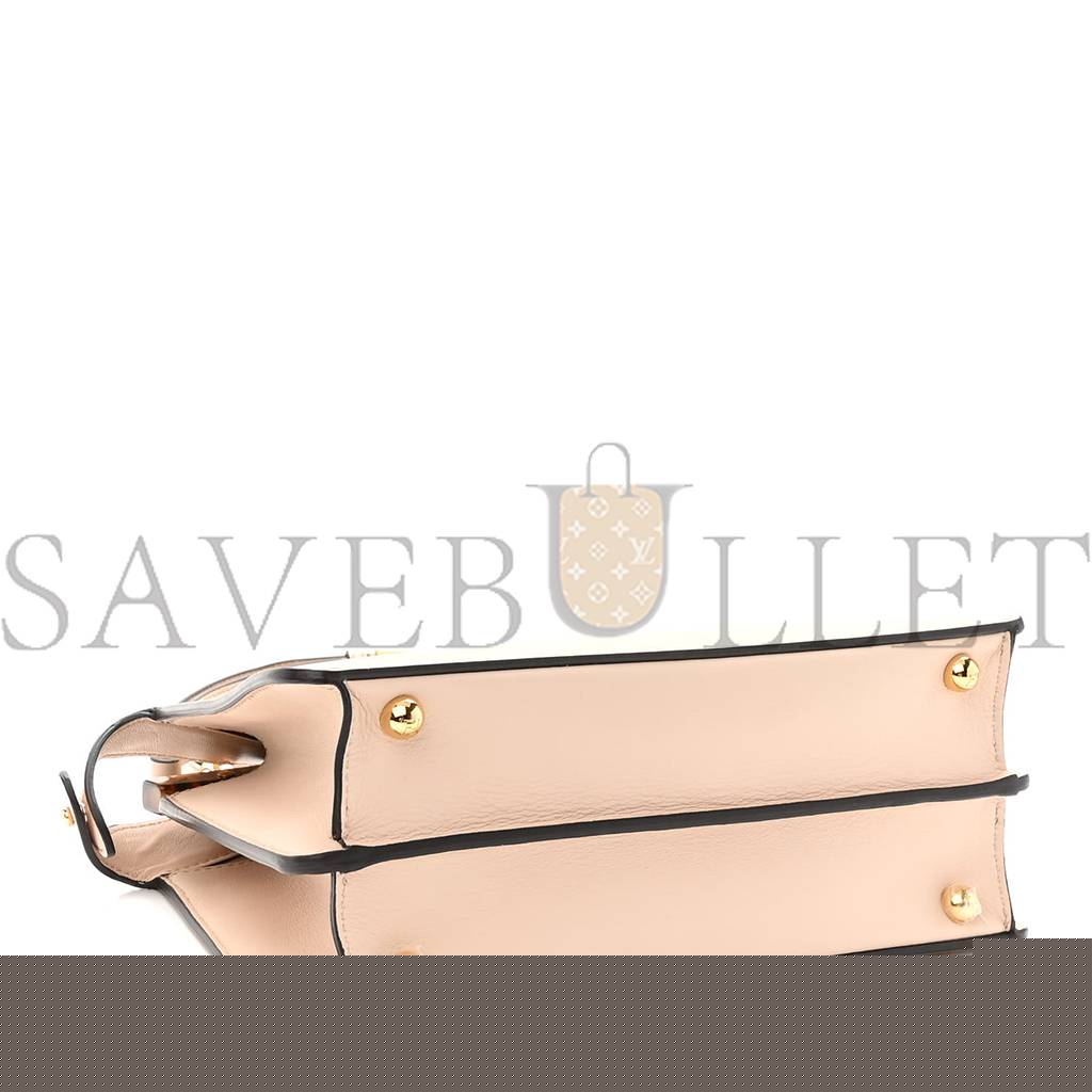 F**di vitello seta shiny nappa plexiglass small peekaboo i see u satchel poudre (27*20*10cm)