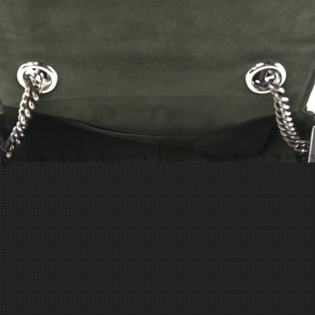 F**di technical fabric ff midi chain baguette oliva (23*13*6cm)