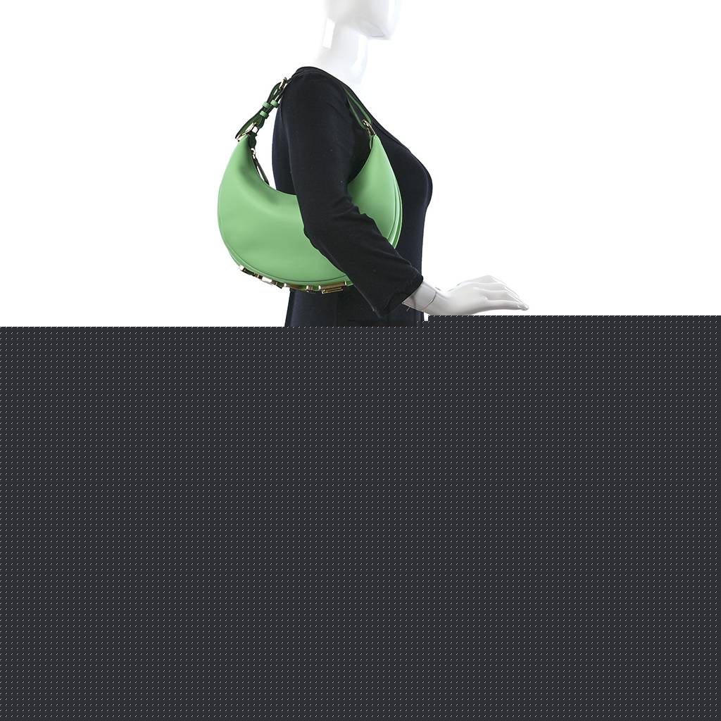 F**di vitello grace matte small F**digraphy hobo bag edamame (27*18*10cm)