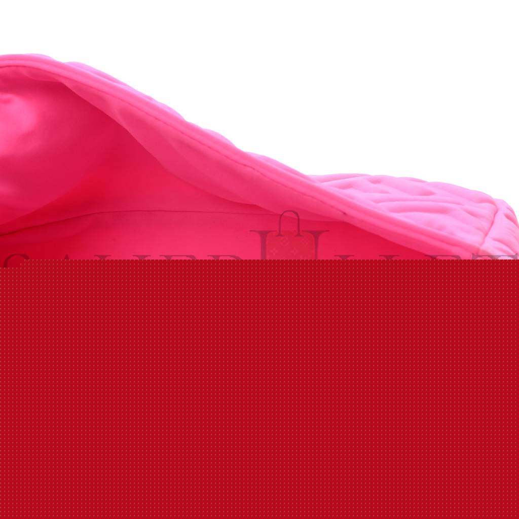 F**di lycra ff 1974 embossed baguette rosa fluo (27*17*5cm)