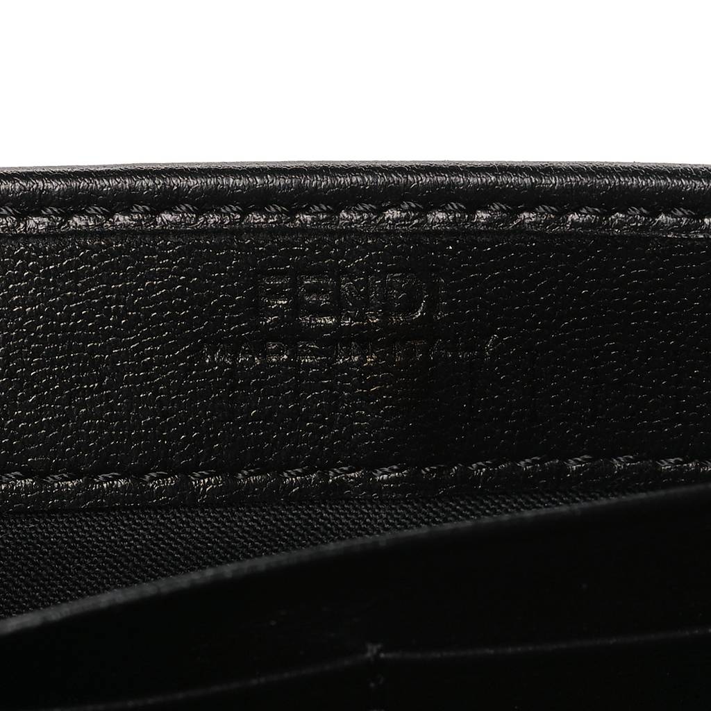 F**di nappa ff embossed continental wallet black (19*10*3cm)